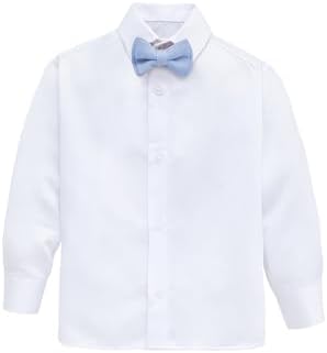 Lilax Boys Slim Fit Formal Pant Set 4-Piece Slimmer Durable Wardrobe Perfect for Weddings or Special Events