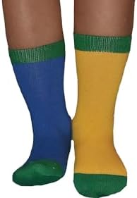 3 Pair Primary Colors Calf Socks for Toddlers