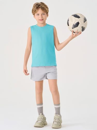 Haloumoning Boys Tank Top for 5-14-Year-Olds