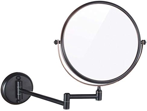 8-Inch Wall-Mounted Double-Sided Makeup Mirror with 3x-10x Magnification
