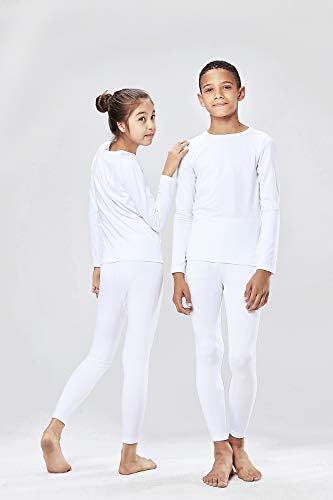 _DEVOPS Boys Girls Thermal Underwear Set with Fleece Lined