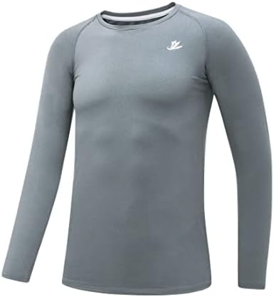 DeVorapa Youth Boys Compression Thermal Fleece Baselayer