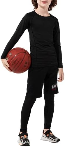 Zando Kids Thermal Underwear Set for Boys Long Childhood Bundle for Sports More