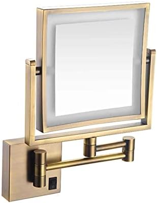8 Inch LED Wall Mounted Makeup Mirror with 3X Magnification 1