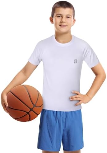Roadbox Boys Youth Compression Shirt Short Sleeve