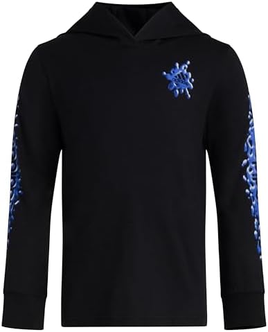 Adidas Boys Long Sleeve Cotton Bos Logo Hooded T-Shirt