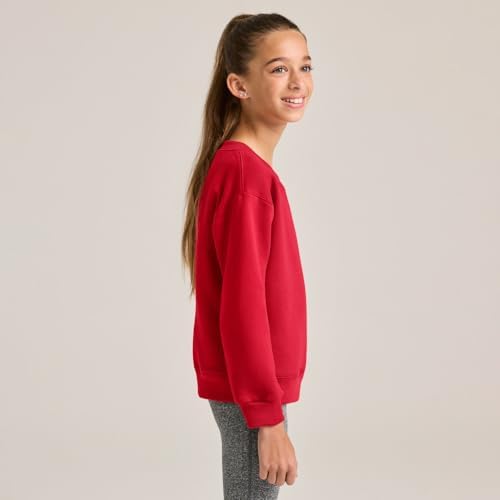 Warm Cozy Big Boys Crew Sweatshirt