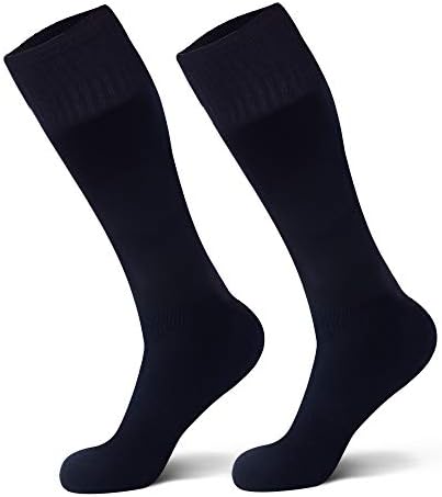 Raigoo Premium Sport Socks for Kids Ages 4-16 Softball Soccer Baseball Football Training Socks