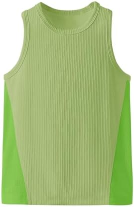 Haloumoning Boys Breathable Mesh Side Athletic Tank Top 5-14 yrs