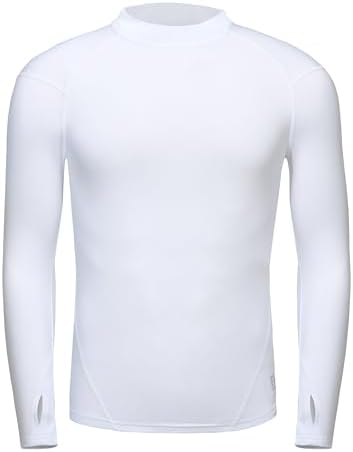 FitsT4 Sports Youth Boys Girls Compression Thermal Fleece Undershirt