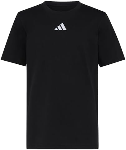 Adidas Boys Embroidered Logo Short Sleeve T-Shirt