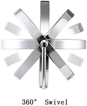 Transform Your Vanity Setup 3-X 360 Swivel Makeup Mirror Silver Finish