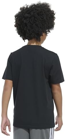 Adidas Boys Embroidered Logo Short Sleeve T-Shirt