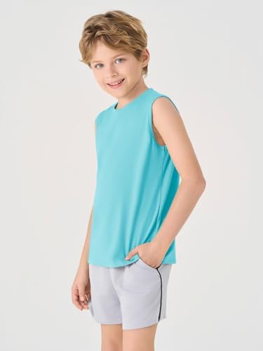Haloumoning Boys Tank Top for 5-14-Year-Olds