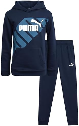 PUMA BoysATHLETIC Jogger Set Fleece Pullover Sweatpants 8-16
