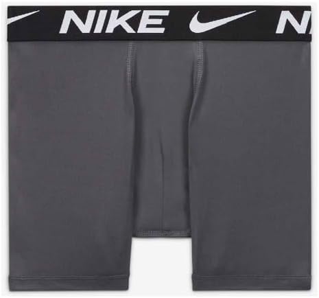 Nike Boys Dri-Fit Boxers 3-Pack Black Dark Gray MD