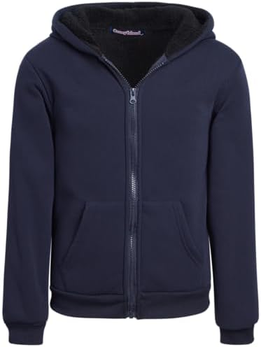 Coney Island Boys Cozy Sherpa Fleece Hoodie - Perfect for Any Season
