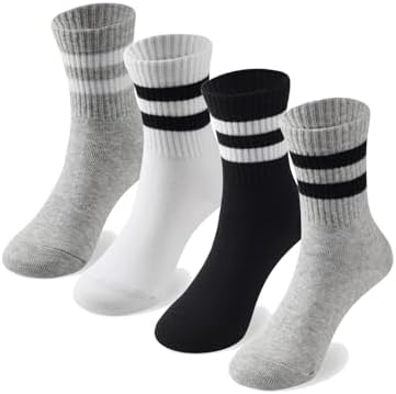 COTTON DAY Soft Cotton Retro Socks for Kids