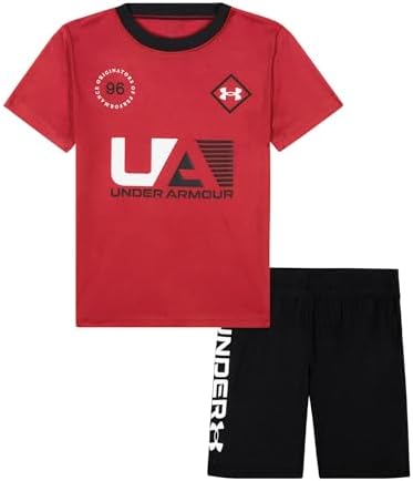 Under Armour Boys T-shirt Shorts Set - Lightweight Breathable