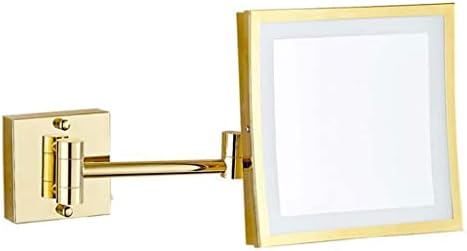 DEIHGE 3X Magnification LED Makeup Mirror Wall Mounted Vanity Mirror