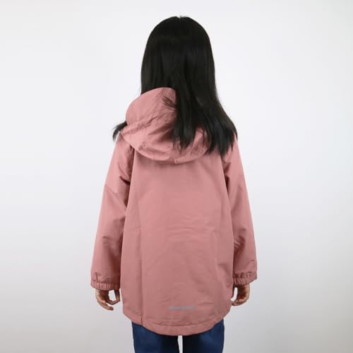 Wooksmi Kids Rain Jacket - Waterproof Windproof for Boys Girls Stay Dried Style