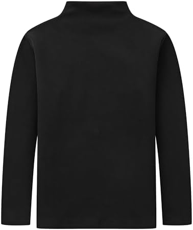CUNYI Mock Neck Thermal - Soft Cozy Kids Boys Girls Unisex Cotton Long Sleeve Top - punishment