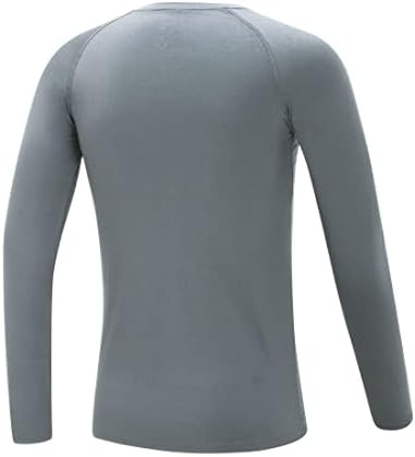 DeVorapa Youth Boys Compression Thermal Fleece Baselayer