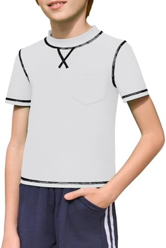 Haloumoning Boys Quick Dry Rash Guard