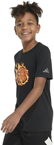 Adidas Boys Short Sleeve T-Shirt for Boys Performance Fit