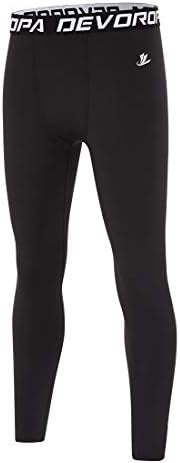 Devoropa Youth Boys Compression Leggings Warm Support for Sports