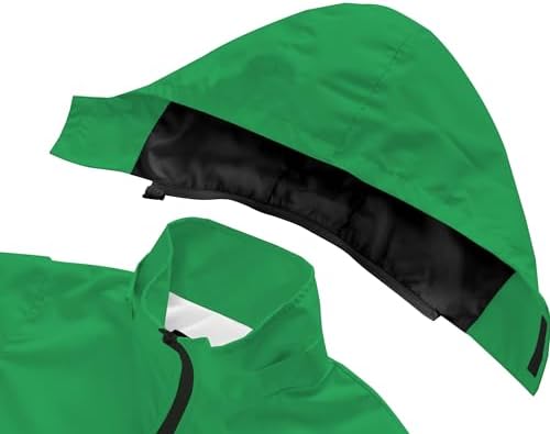 WICKHAM Waterproof Kids Rain Jacket with Hook and Loop Closure