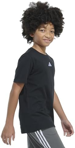 Adidas Boys Embroidered Logo Short Sleeve T-Shirt