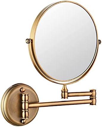Portable 360 Swivel Makeup Mirror with 3X Magnification for Bathroom Use