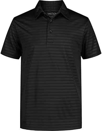 Nautica Boys Active Short Sleeve Polo Shirt - Breathable Performance Fabric