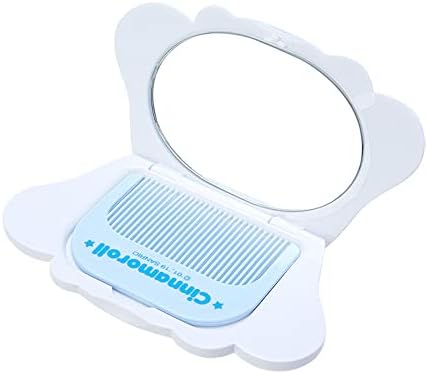Sanrio Cinnamoroll Face Mirror Comb Set Compact Stylish for Quick Makeovers and Self-Care
