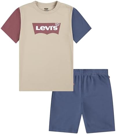 Levis Boys T-Shirt Shorts Set