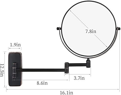 NOVCE 8-inch Double-Sided Makeup Mirror