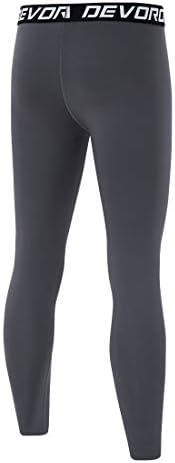 DeVorapa Youth Boys Thermal Compression Leggings