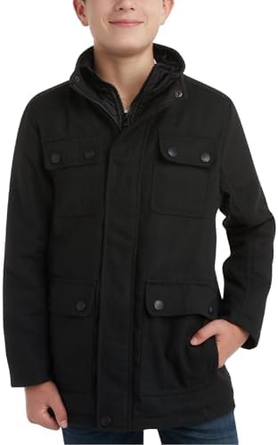Warm Stylish Boys Wool Dress Coat circulating Your Fashionable Winter Look