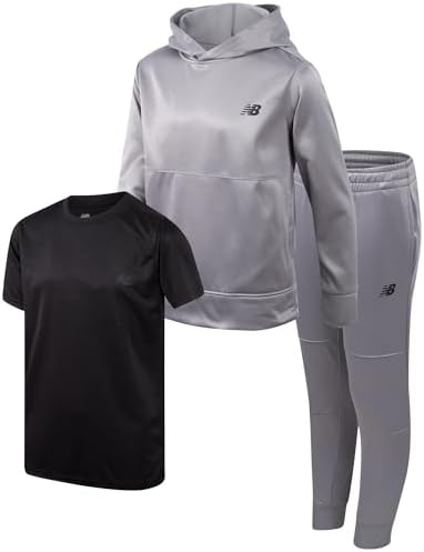 New Balance Boys 3-Piece Joggers Set for Toddlers 2T-12