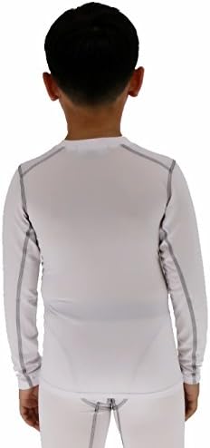 LANBAOSI Boys Girls Long Sleeve Compression Soccer T-Shirt