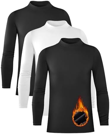 Roll Out The Red carpet for the boys with Rolimaka 3-Piece Compression Thermal Shirts chilly multipack for sports