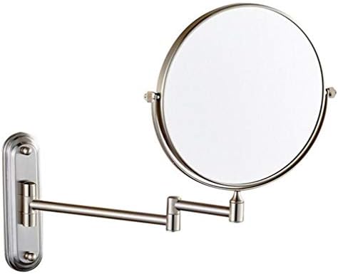 LCARY 6-inch Silver Extendable Swivel Makeup Vanity Mirror
