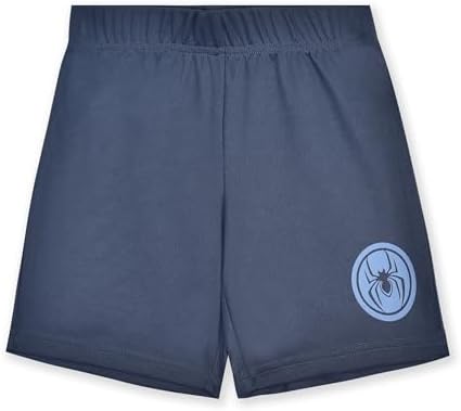 Marvel Spider-Man Miles Morales 2-Piece T-Shirt Shorts Set Fun Character Design for Little Boys