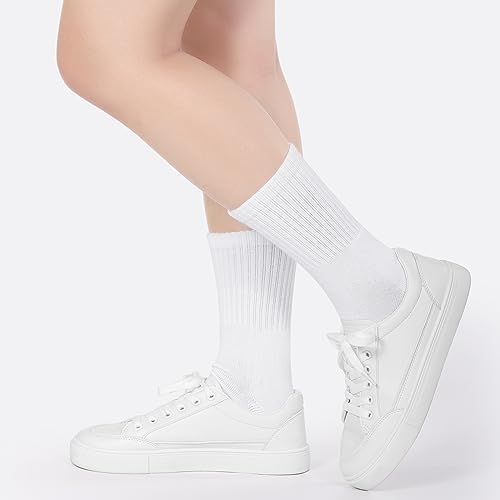 Perfect for Kids Booph Kids Boys Girls Athletic Crew Socks