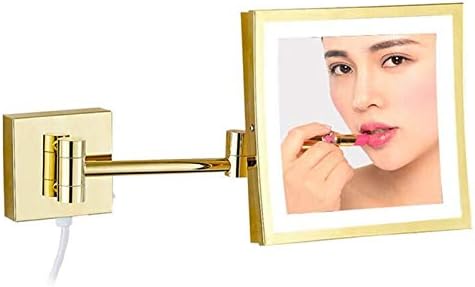 Luxury 8 Wall-Mounted Vanity Mirror with 3X Magnification