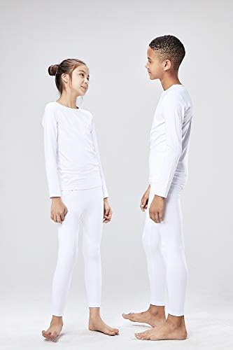 _DEVOPS Boys Girls Thermal Underwear Set with Fleece Lined
