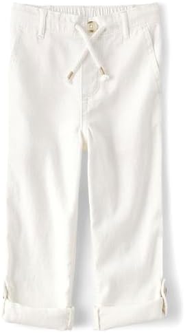 Gymboree Boys Toddler Drawstring Linen Pants Trendy Stylish