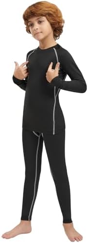 Celfaeree Boys Compression Shirts 45 Pack