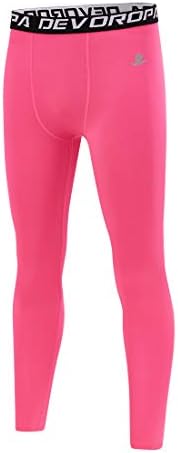 DEVOROPA Youth Boys Compression Leggings Thermal Tights